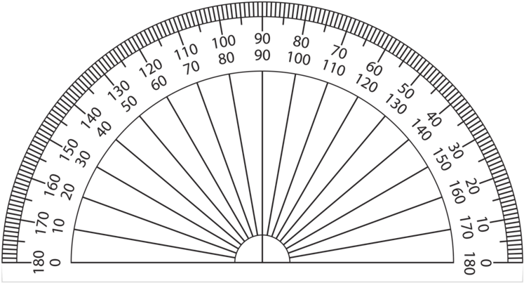 Protractor - Equipment To Measure Angle (755x422), Png Download