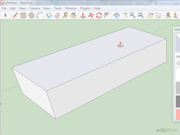 Image Titled Create A Mitered Angle Using The Protractor - Google Sketchup (693x520), Png Download