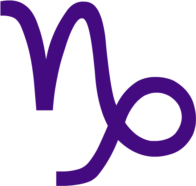 Capricorn Png - Capricorn Symbol Transparent (864x864), Png Download