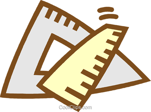 Ruler, Protractor Royalty Free Vector Clip Art Illustration - Ruler (480x357), Png Download