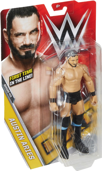 Wwe Wrestling Series 71 Austin Aries Action Figure (600x600), Png Download