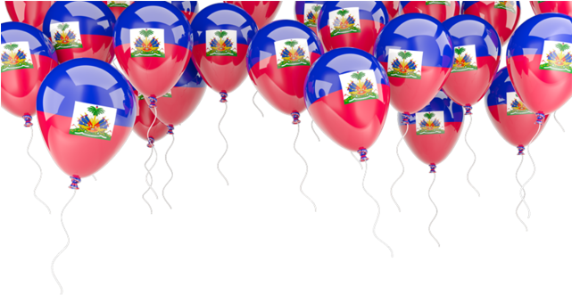 Illustration Of Flag Of Haiti - Balloons Frame Illustration Of Flag Of Haiti (640x480), Png Download