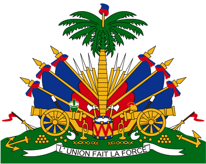 Open - Haiti Coat Of Arms (2000x1333), Png Download