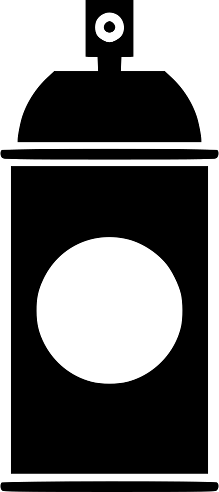 Spray Can - - Portable Network Graphics (438x980), Png Download