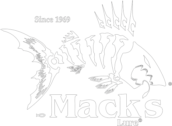 Mack's Lure Logo (600x446), Png Download