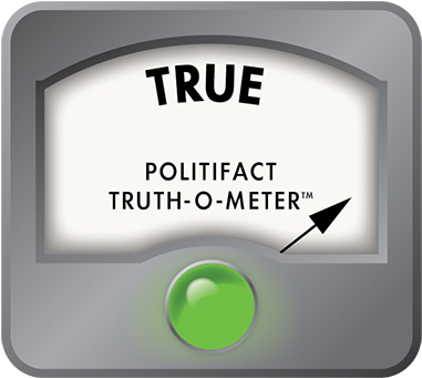 State Department Under Hillary Clinton Refused Security - Politifact True (390x390), Png Download