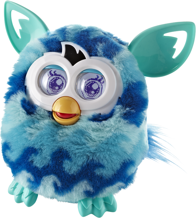Furby Boom Azul Com Ondas (649x720), Png Download