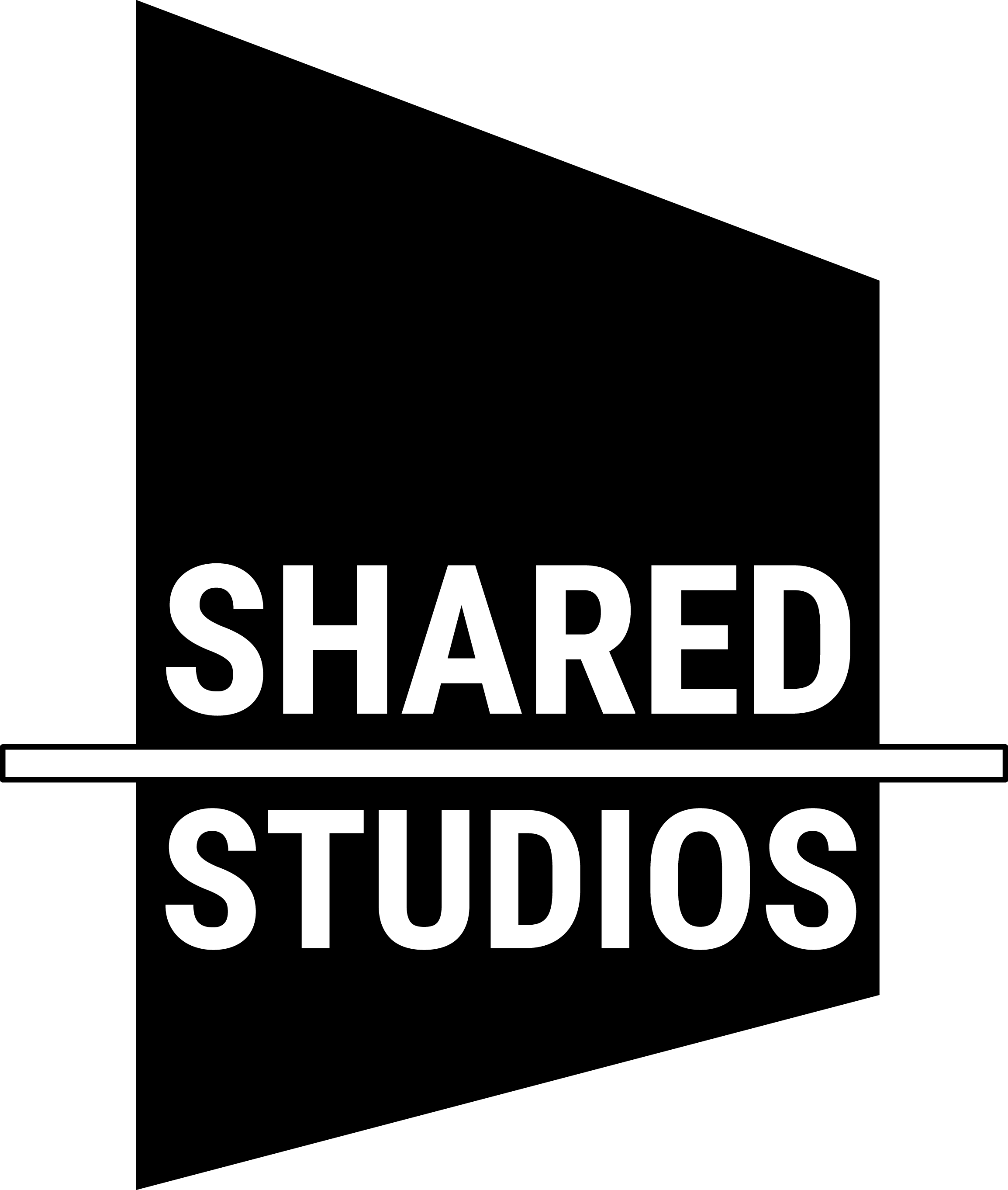 B&w Square Logo On Gold - Shared Experience (2308x2723), Png Download