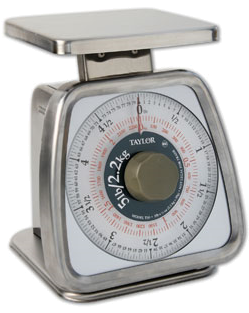 Taylor Precision Dial Portion Scale, 5lb - Taylor 5 Lb Manual Scale (376x338), Png Download