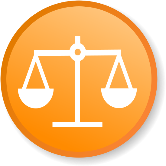 Scales Even Icon - Scales Icon (600x600), Png Download