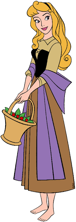Aurora Basket Disney (252x730), Png Download