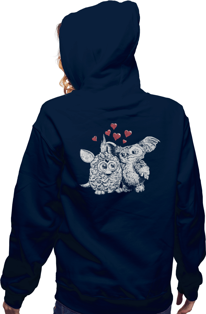 Furby Love - Hoodie (930x1294), Png Download