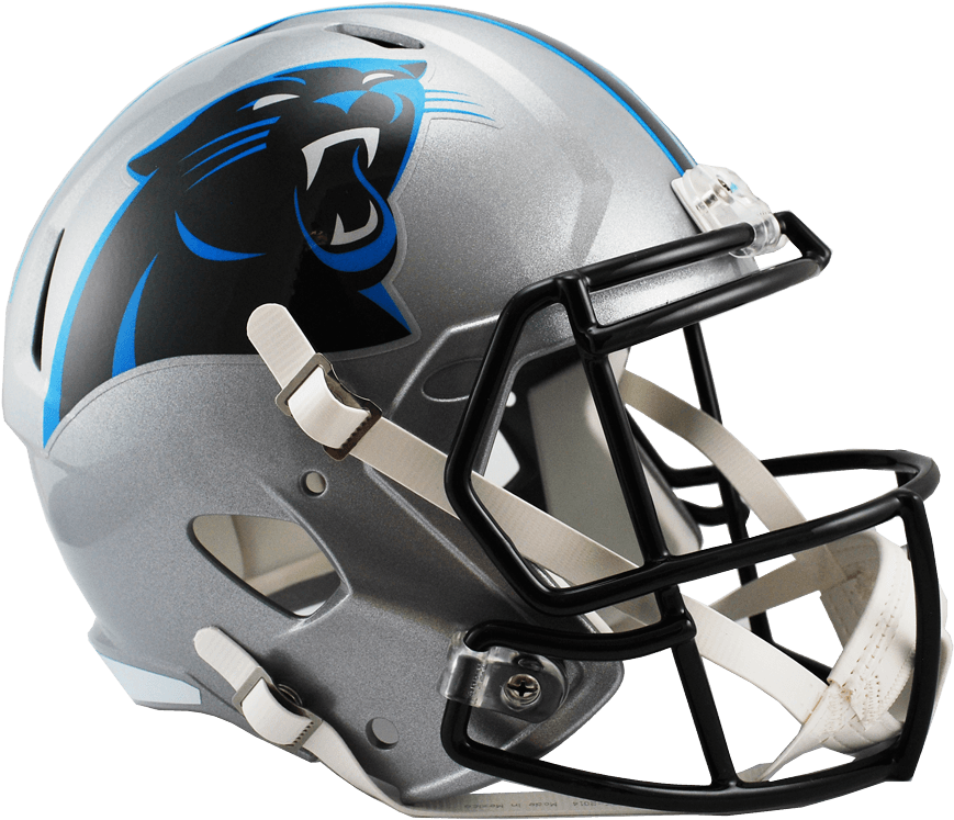 Carolina Panthers Helmet Transparent Png Sticker - Pittsburgh Panthers Football Helmet (900x806), Png Download