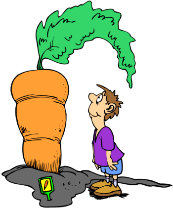 Carrot Clipart - Giant Carrot Clipart (350x421), Png Download