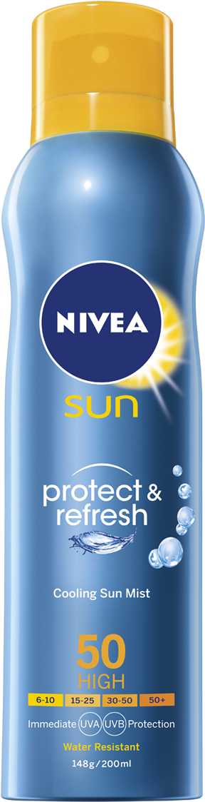 Sun Care - Nivea Protect And Refresh (1010x1180), Png Download