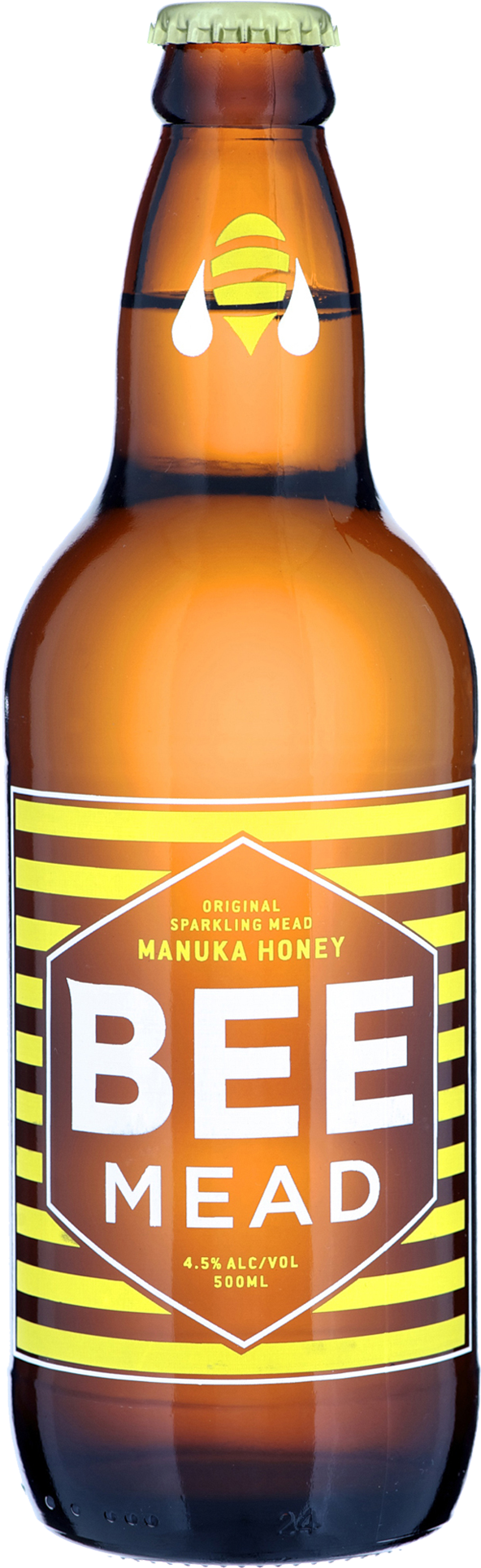 Beemead Manuka Honey Sparkling Mead 500ml - Bee Mead (1600x2000), Png Download