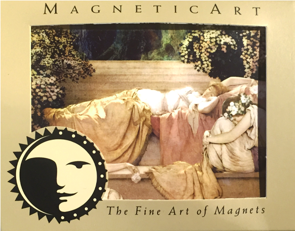 Parrish “sleeping Beauty” Magnet - Painting (600x600), Png Download