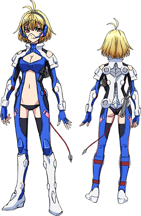Worked - Cross Ange Anime Characters (508x700), Png Download