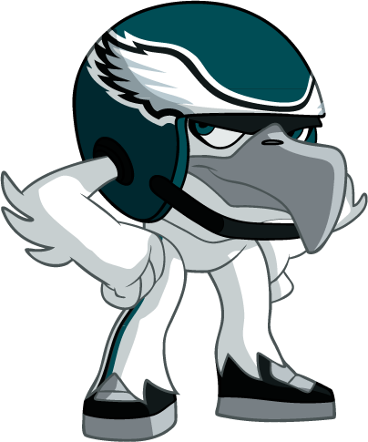 Philadelphia Eagles Clipart Nfl - Nfl Rush Zone Eagles (404x485), Png Download