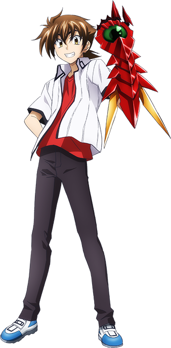 338x689, 173 Kb - Issei Highschool Dxd Hero (338x689), Png Download