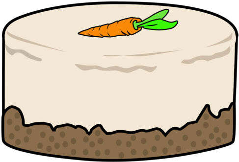 Cake Cheesecake Hornsby Cakes - Carrot Cake Drawing Png (500x500), Png Download