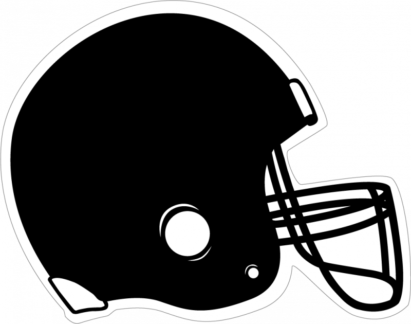 Custom Football Helmet Shaped Car Magnets - Dark Green Football Helmet (800x630), Png Download