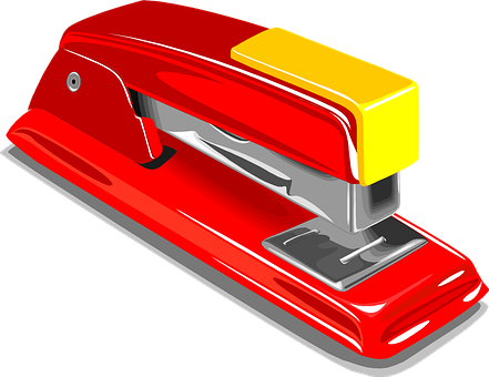 63 Free Images Of Stapler - Stapler Clipart (441x340), Png Download