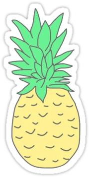 Pineapple Png Tumblr Download " - Transparent Pineapple (375x360), Png Download