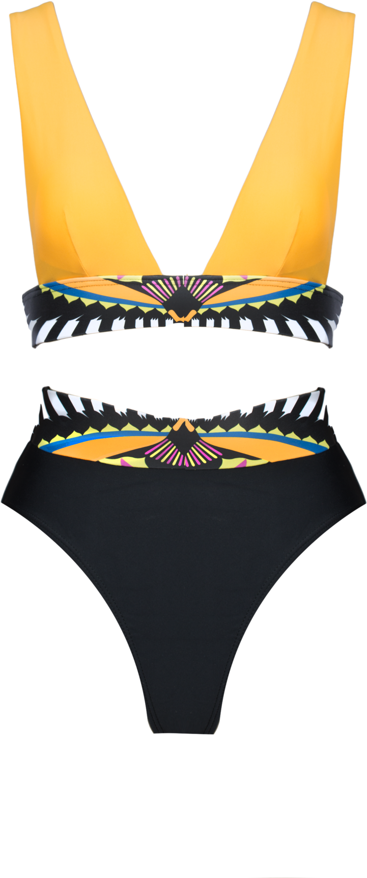 Khira Bikini Top - Swimsuit Bottom (1367x2048), Png Download