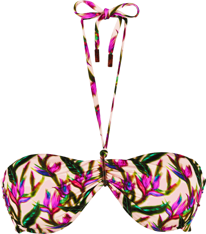 Women Bandeau Bikini Top Mini Paradise 3d - Bandeau (766x766), Png Download