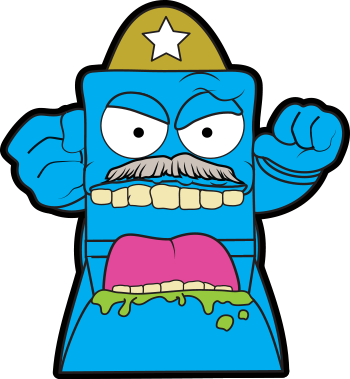 Stuck-stapler - Stapler (350x379), Png Download