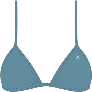 Blue Bikini Top (600x450), Png Download