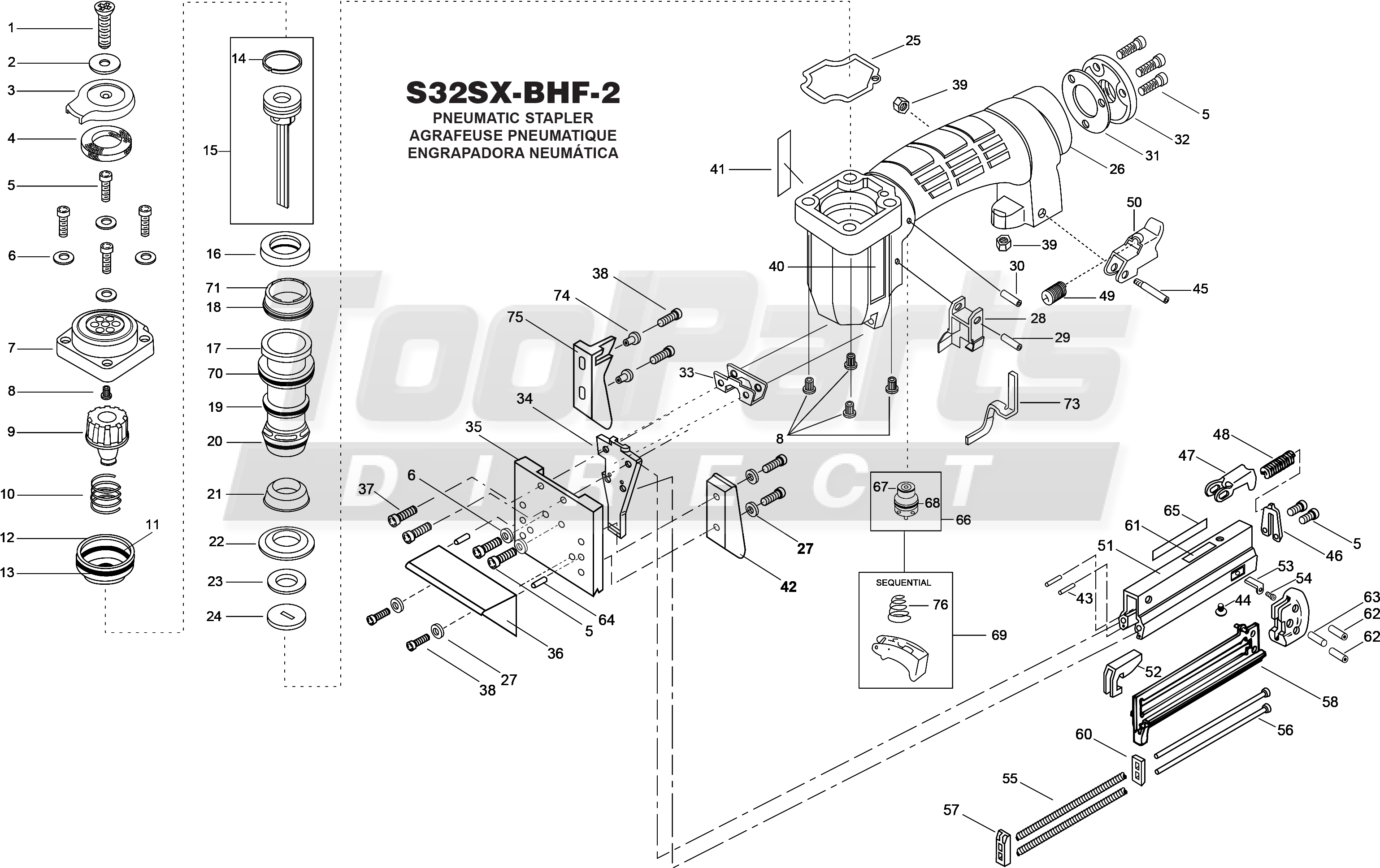 Stapler Drawing Components For Free Download On Mbtskoudsalg - Diagram (3224x2336), Png Download