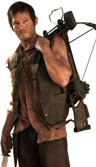 Share This Image - Walking Dead Daryl Season 2 (401x600), Png Download
