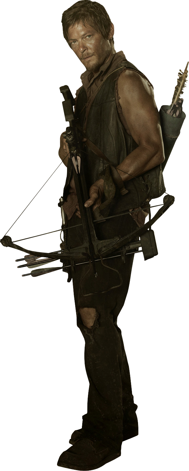 Daryl The Walking Dead Png (623x1545), Png Download
