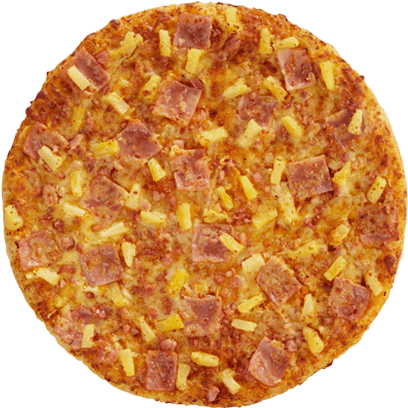Hawaiian - Hawaiian And Hustler Pizza (800x450), Png Download