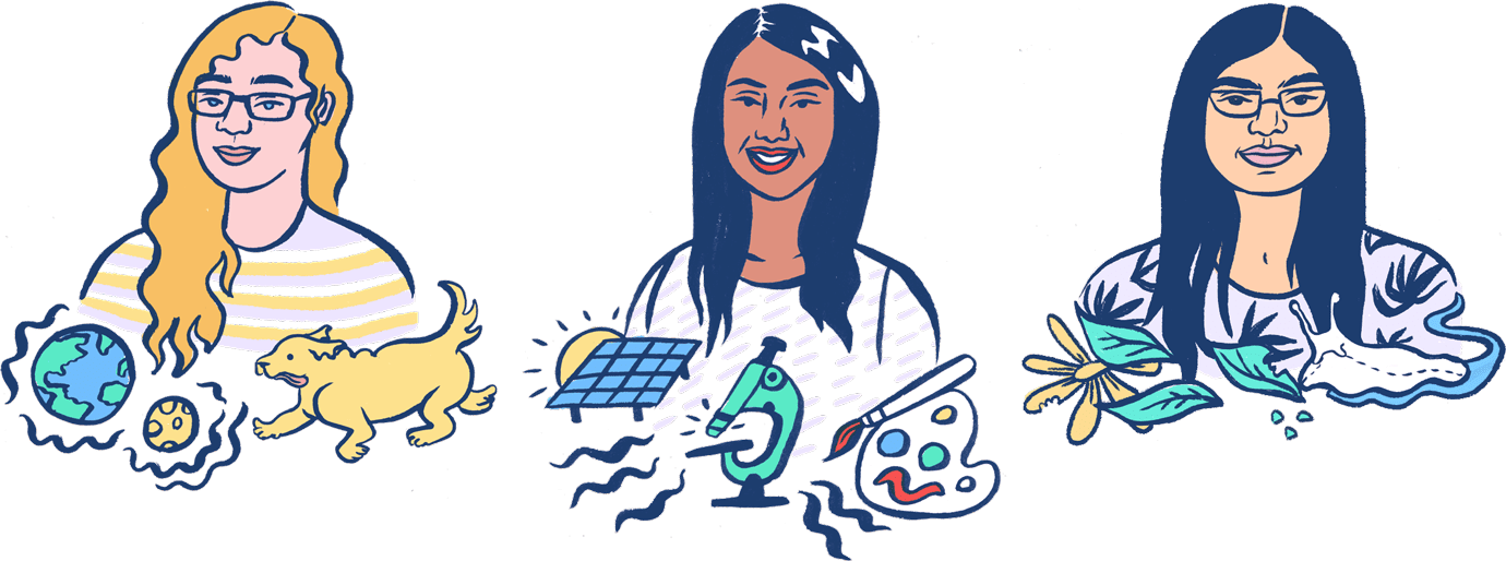 We Pick Charities And Organizations That Speak To Us - Scholarship Girls Cartoon (1380x514), Png Download