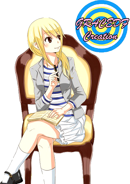 Lucy Heartfilia Render By Gracedf On Deviantart - Lucy Heartfilia Modern (425x600), Png Download