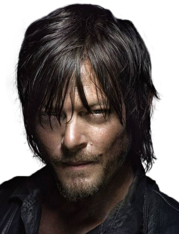 While We're Working On Improving More Like This, You - Walking Dead Daryl Face (600x784), Png Download