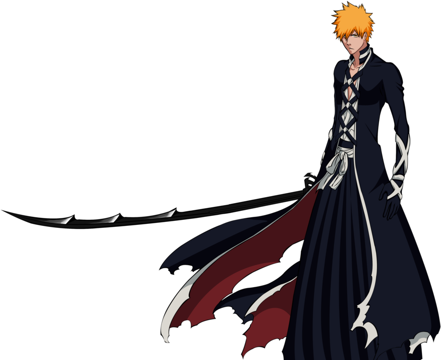 Ichigo Png Pic - Fullbring Shinigami Bankai Ichigo (1101x726), Png Download