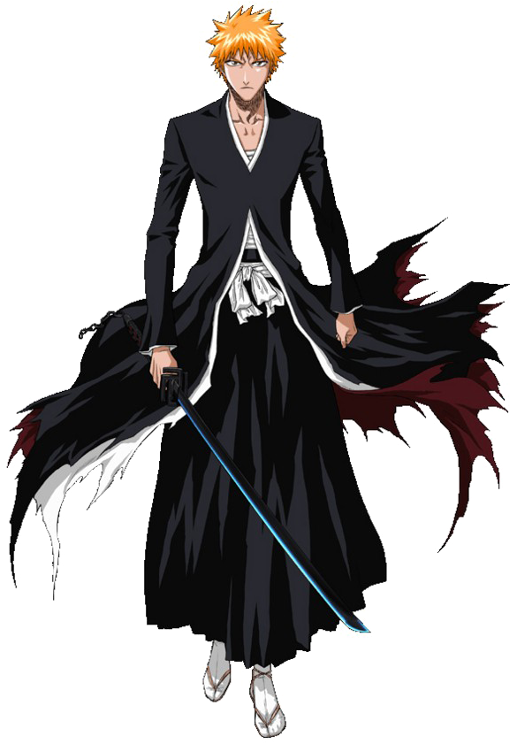 Ichigo Kurosaki Png Image Background - Bleach Ichigo Kurosaki Bankai Cosplay Costume (600x840), Png Download