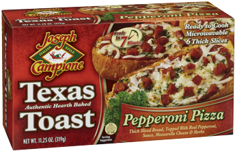 Joseph Campione Pepperoni Pizza Toast - Joseph Campione Foods (430x306), Png Download