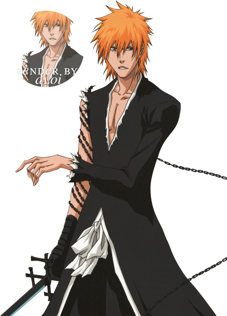 Ichigo Kurosaki Transparent Images - Ichigo Png (758x1055), Png Download