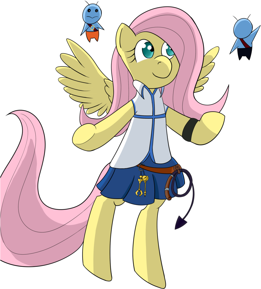 Dragonfoorm, Cosplay, Crossover, Fairy Tail, Fluttershy, - Cartoon (1024x1024), Png Download
