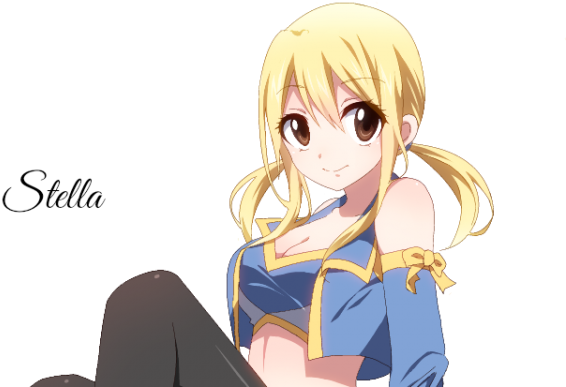 Lucy Heartfilia Thigh Highs (750x450), Png Download
