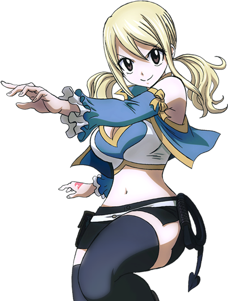 Aya Hirano Lucy Heartfilia - Lucy Heartfilia Key Of The Starry Sky Arc (1224x683), Png Download