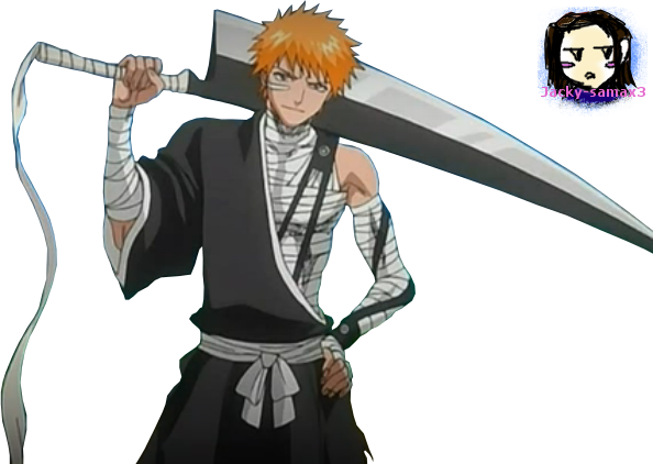 Ichigo Kurosaki Render - Render Ichigo Kurosaki (594x422), Png Download