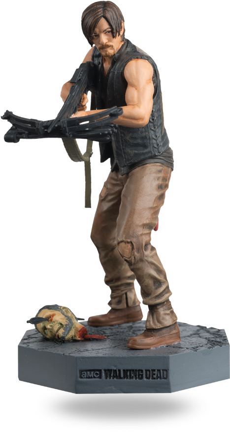 Image - Daryl - The Walking Dead Collector's Models (600x1024), Png Download