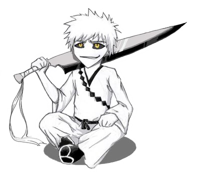 Adopt A Chibi Hollow Ichigo By Twentysixeighteen - Hollow Ichigo Chibi Png (400x352), Png Download