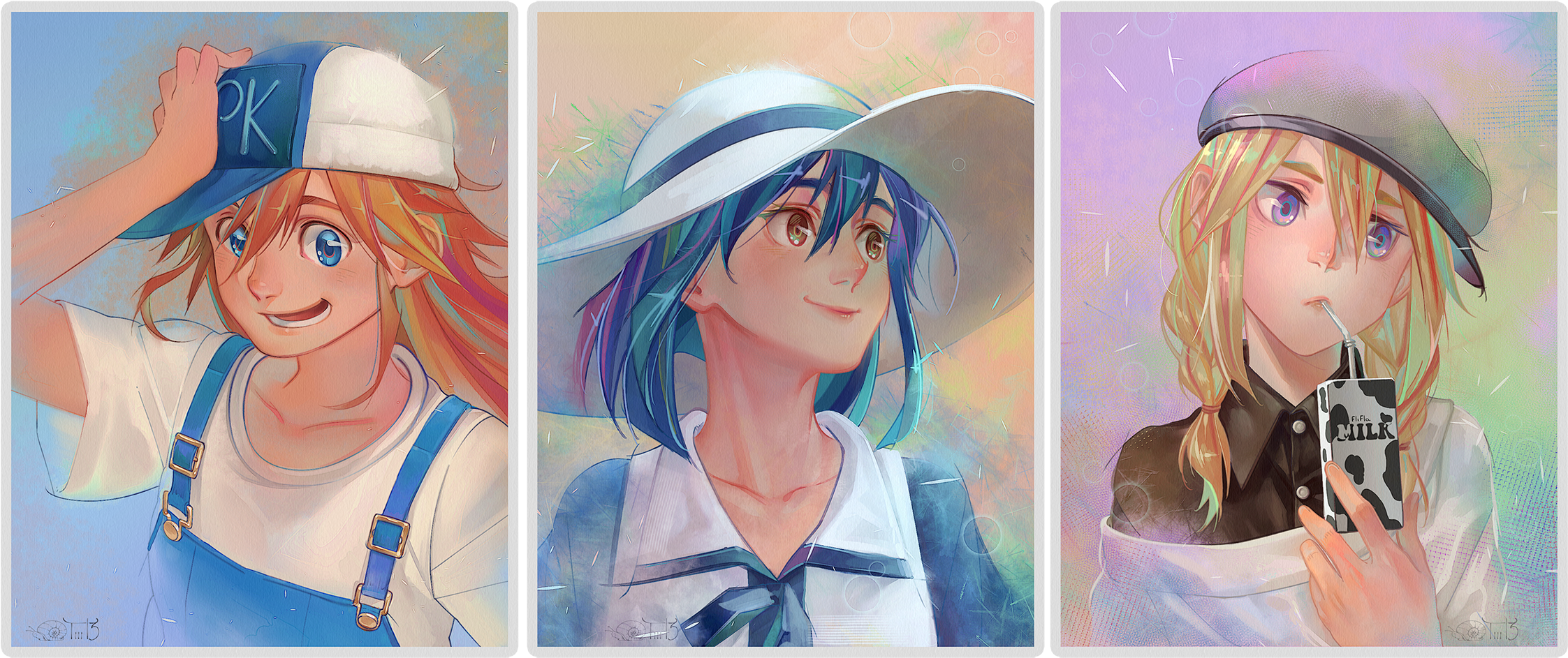 Image - Flip Flappers (2324x1100), Png Download